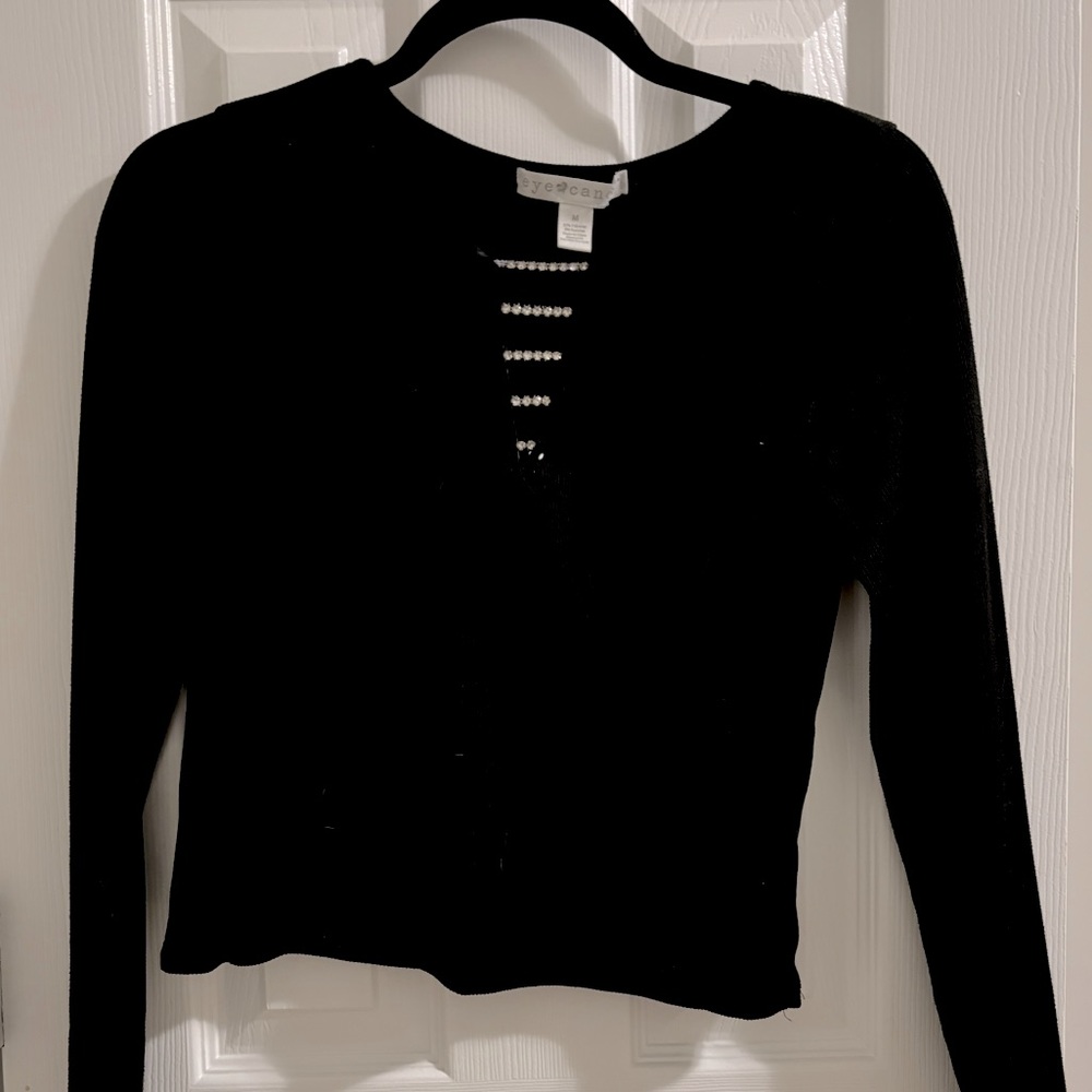 Black Long Sleeve Top